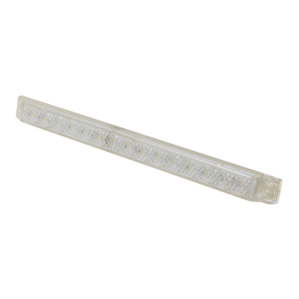 Scandvik 8" LED Light Strip - White w/Gasket - 12V