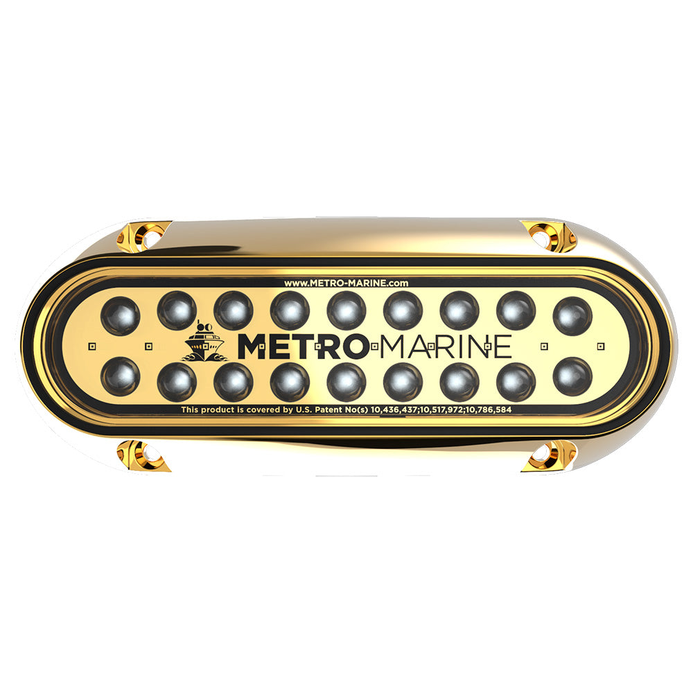 Metro Marine High-Output Elongated Underwater Light w/Intelligent Monochromatic LEDs - Blue, 45 Beam