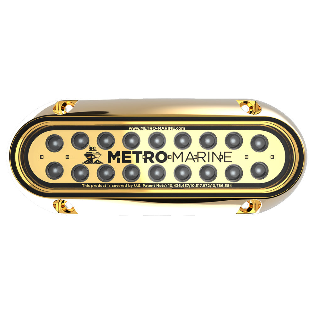 Metro Marine High-Output Elongated Underwater Light w/Intelligent Monochromatic LEDs - Blue, 90 Beam