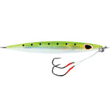 Williamson Kensaki 220 Jig - 6.75" - 7.75oz - UV Green Sardine Zebra