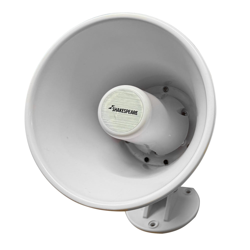 Shakespeare 15W 4-Ohm 5" Loud Hailer Speaker w/Bracket  Talkback - White