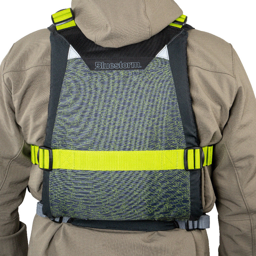 Bluestorm Motive Kayak Fishing Vest - Hi-Vis - S/M