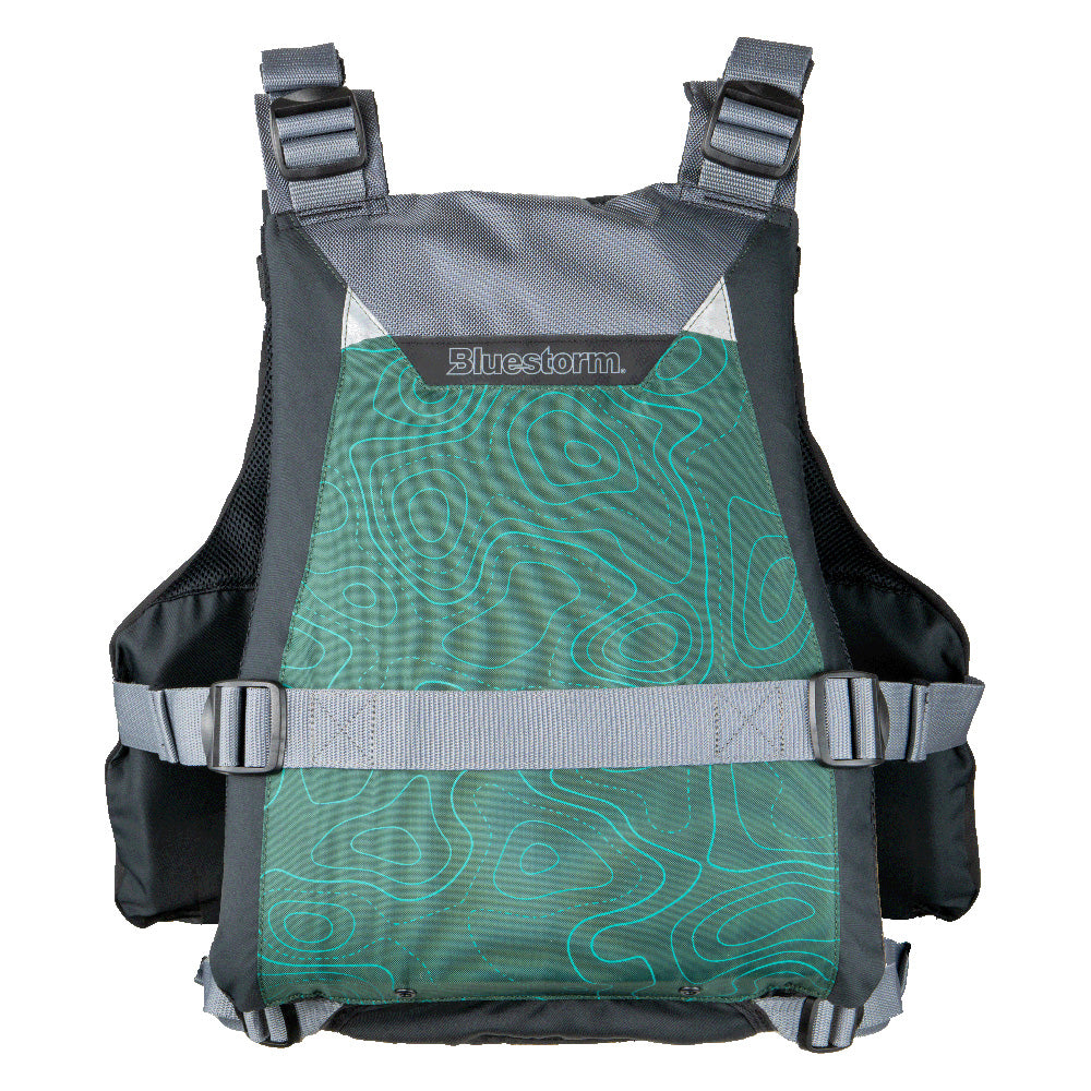 Bluestorm Motive Kayak Fishing Vest - Hunter Green - L/XL