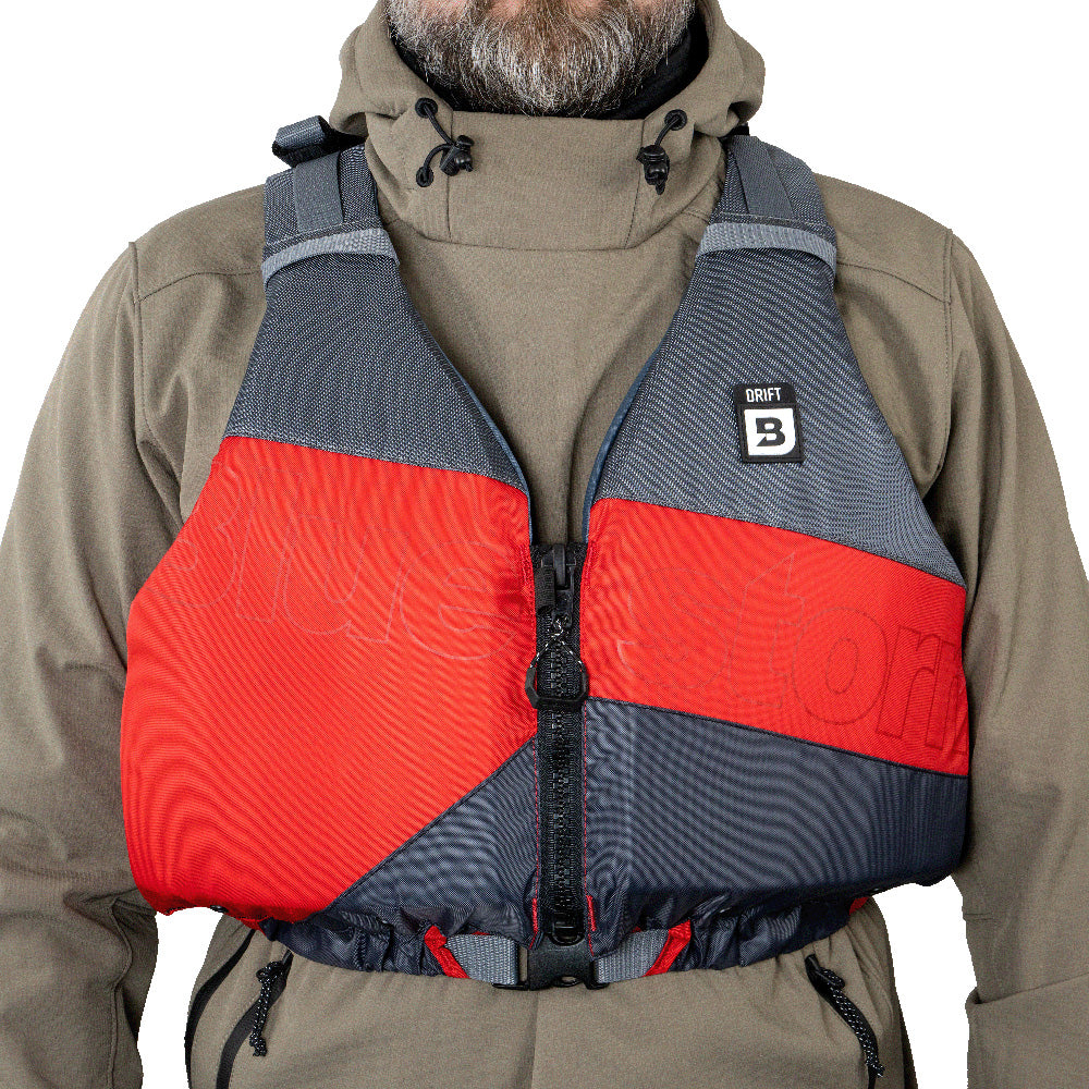 Bluestorm Drift Adult Universal Paddling Vest - Nitro Red