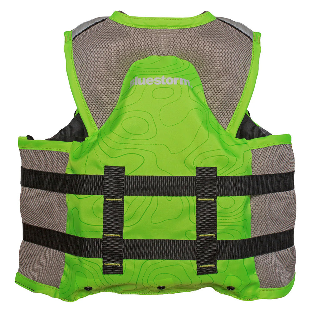 Bluestorm Sportsman Youth Mesh Fishing Life Jacket - Hi-Vis