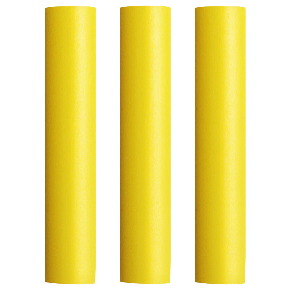 Pacer Battery Cable Heat Shrink Tubing - 1" x 12" - Yellow (3-Pieces)