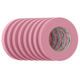 FrogTape CP 325 Medium-High Adhesion Masking Tape - 18MM x 55M x 8-Pack - Pink - Rated for 325F