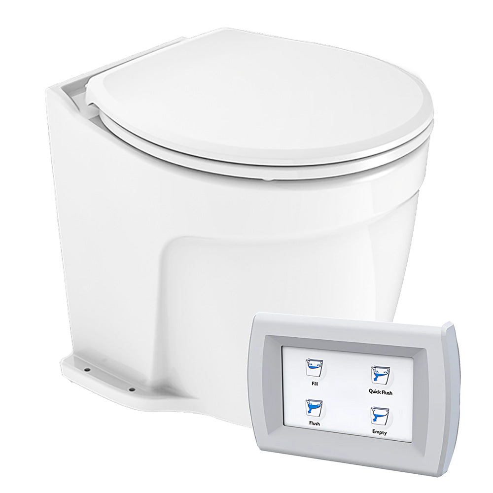 Commodore Deluxe Flush Electric Toilet - Raw Water Pump