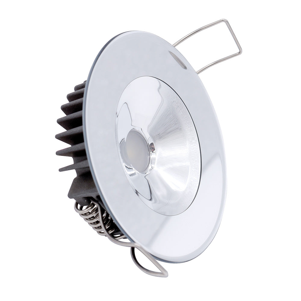 Lumitec Illusion Flush Mount LED Down Light - Spectrum RGBW - Cool White - Mirrored Housing