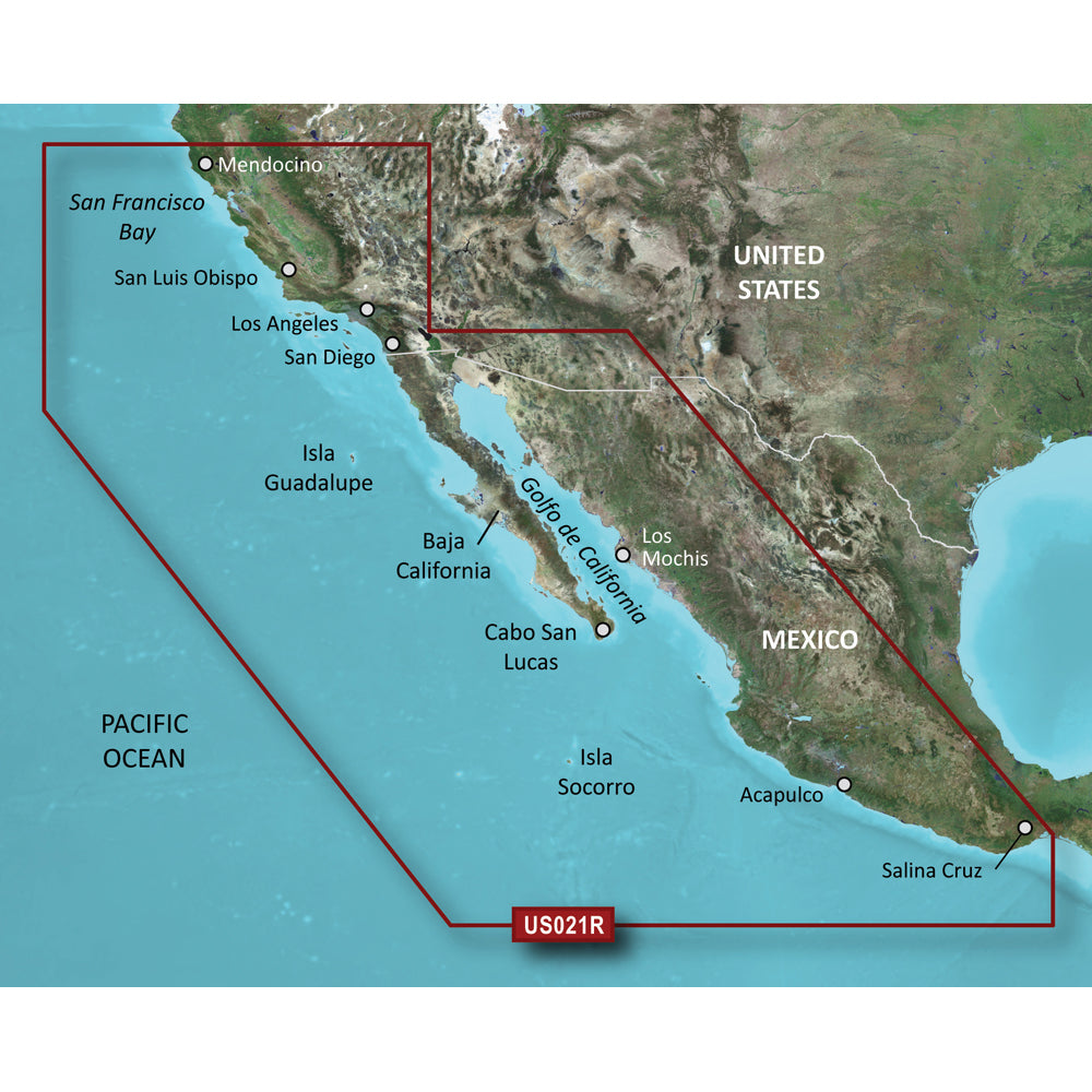 Garmin BlueChart g3 Vision HD - VUS021R - California-Mexico - microSD/SD