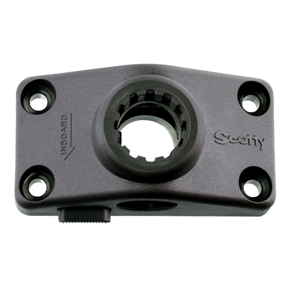 Scotty 241 Locking Combination Side or Deck Mount - Black