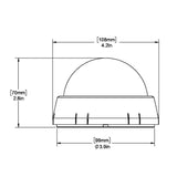 Ritchie XP-99W Kayaker Compass - Surface Mount - White