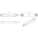 Lumitec MiniRail2 6" Light - Blue Non Dimming