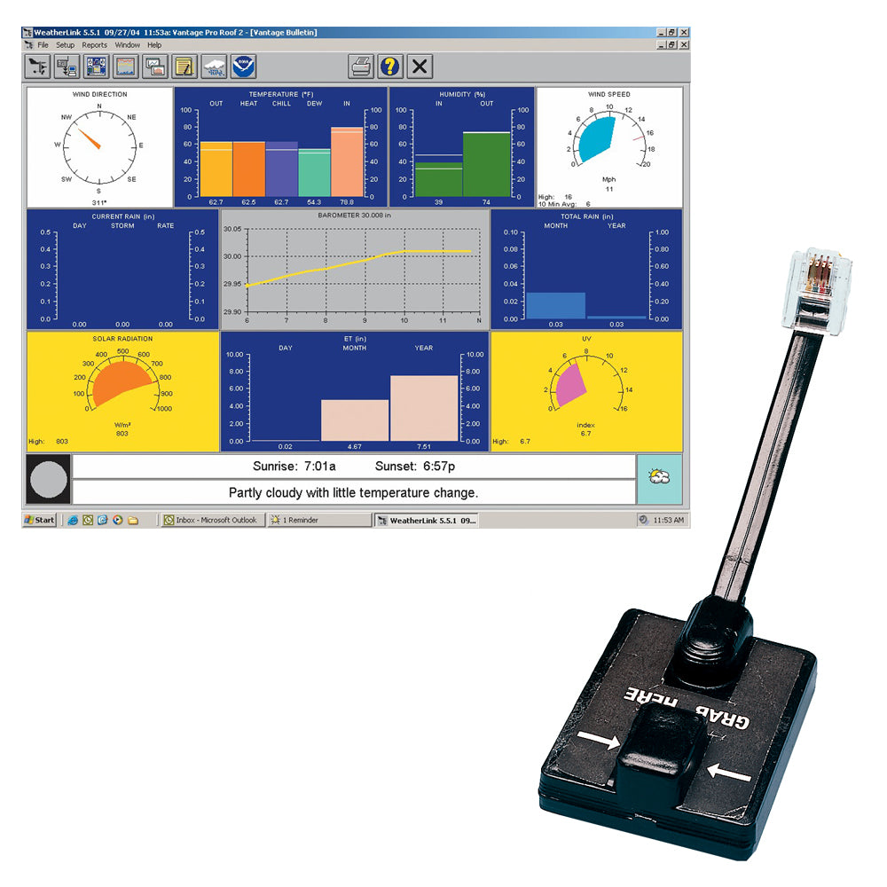 Davis WeatherLink Windows - Serial Port f/Vantage Vue & Pro2 Series