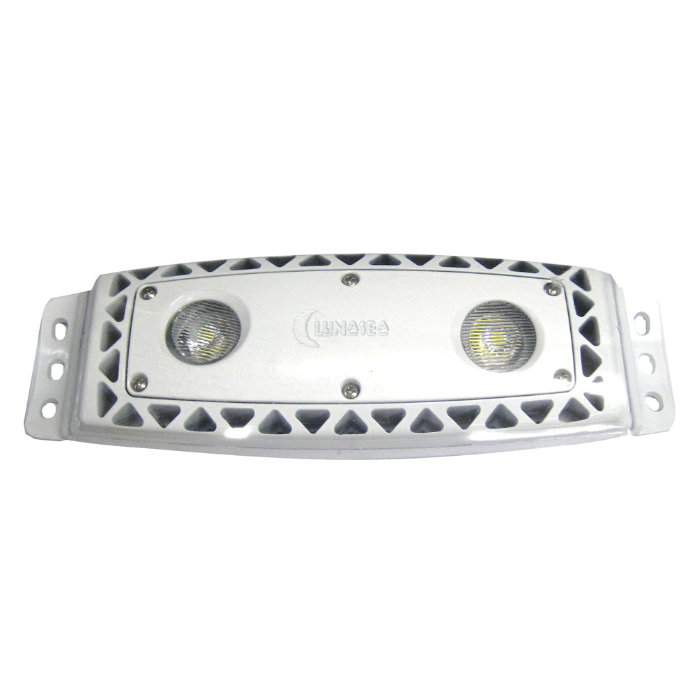 Lunasea High Intensity Outdoor Dimmable LED Spreader Light - White - 1,100 Lumens