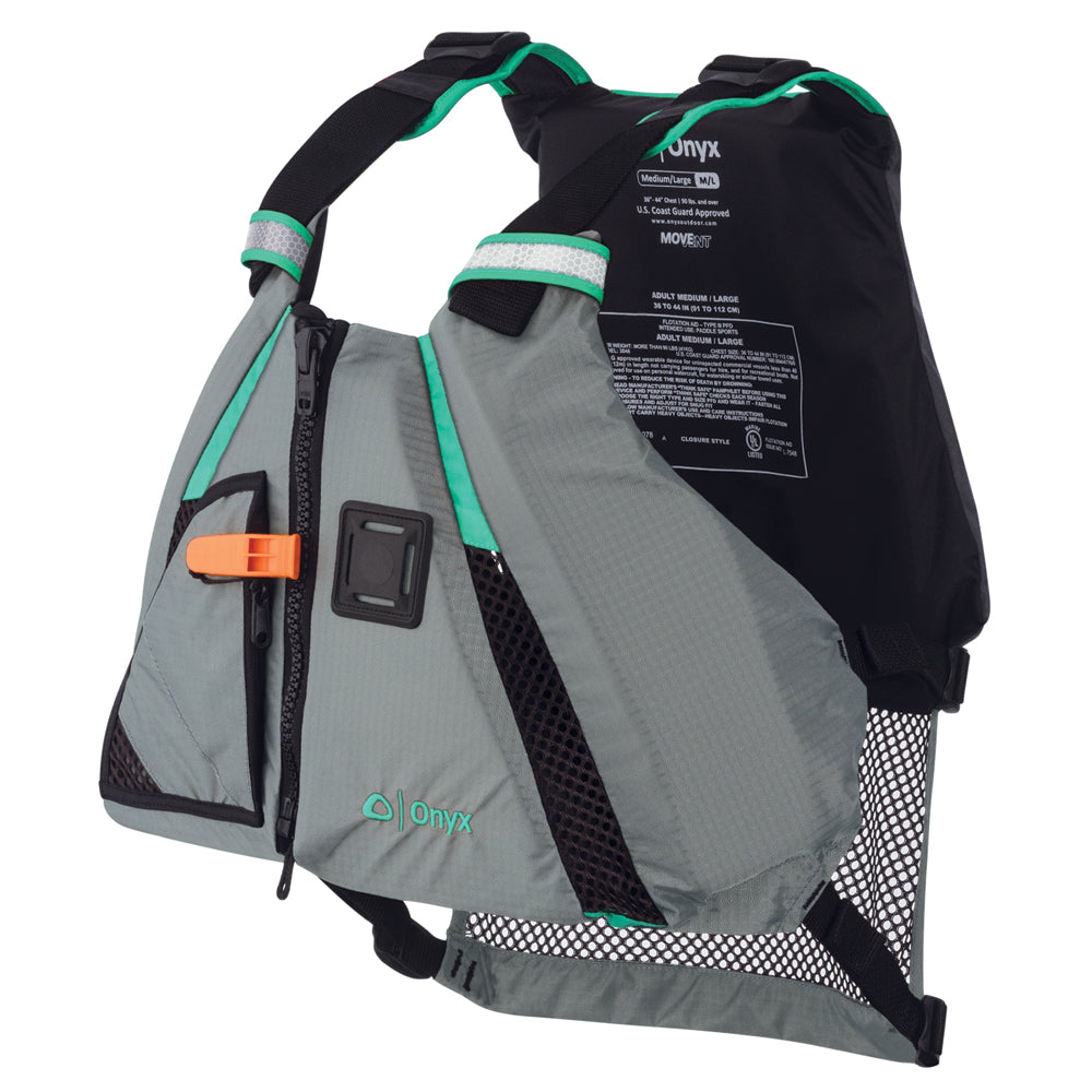 Onyx MoveVent Dynamic Paddle Sports Life Vest - XL/2XL - Aqua