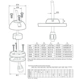 Scanstrut DS6-P Vertical Cable Seal