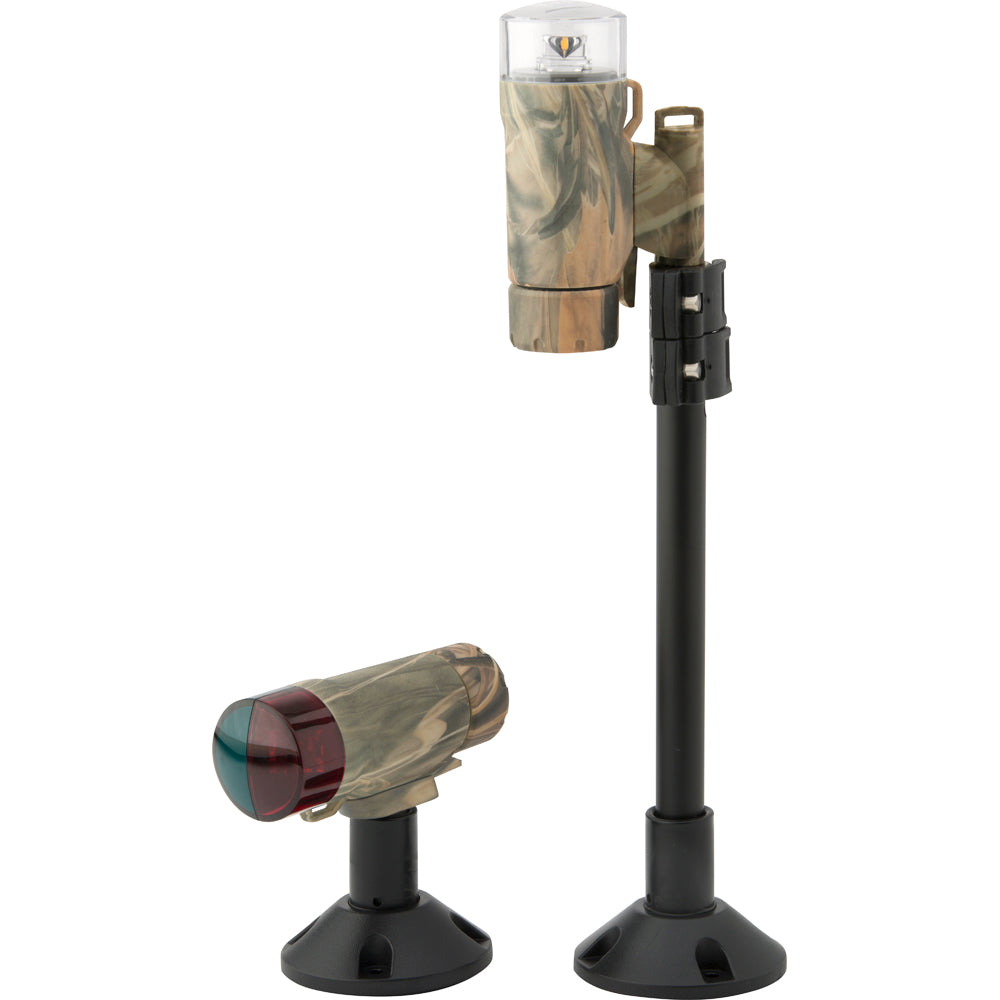 Attwood PaddleSport Portable Navigation Light Kit - Screw Down or Adhesive Pad - RealTree Max-4 Camo