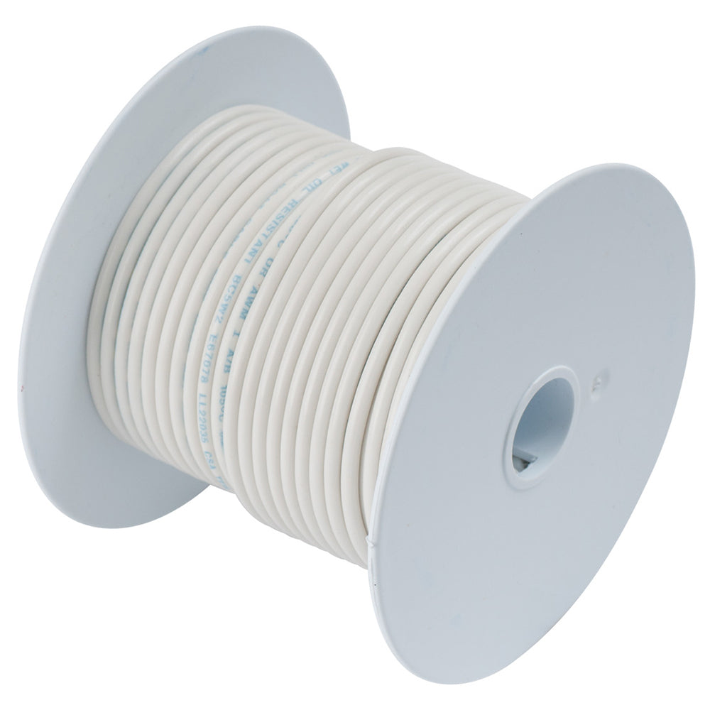 Ancor White 14 AWG Tinned Copper Wire - 100'