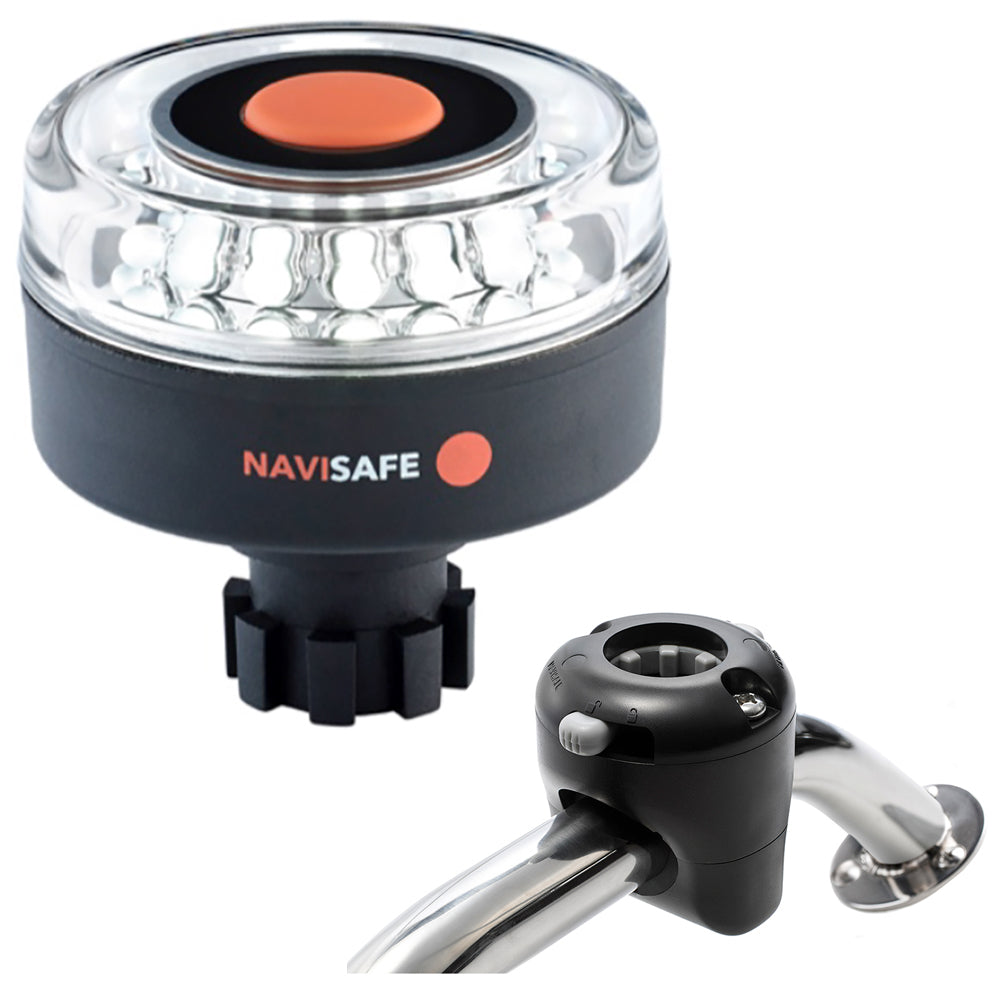 Navisafe Navilight 360 2NM w/Navibolt Base  Rail Mount - Black