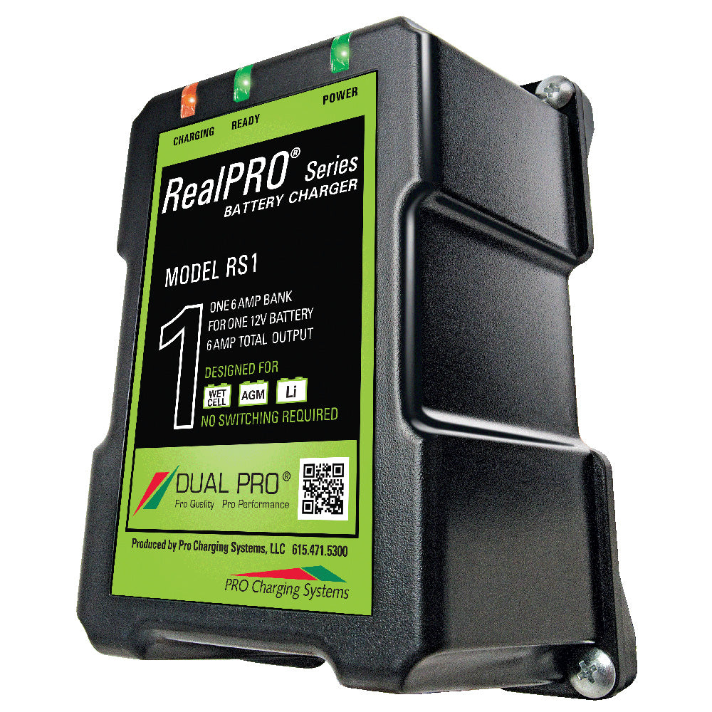 Dual Pro RealPRO Series Battery Charger - 6A - 1-Bank - 12V