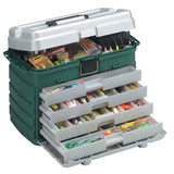 Plano 4-Drawer Tackle Box - Green Metallic/Silver