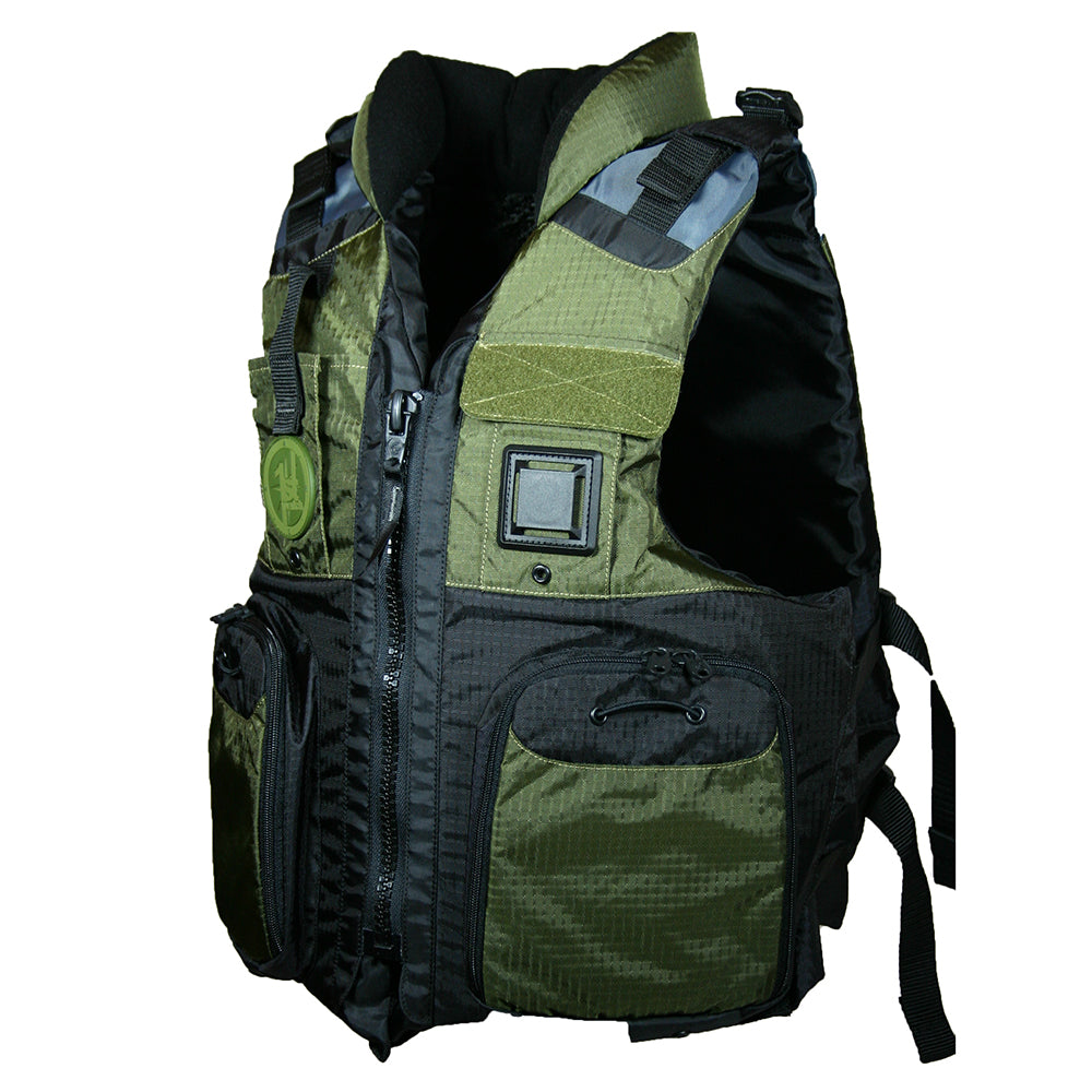 First Watch AV-800 Four Pocket Flotation Vest - OD Green - XXL to3XL