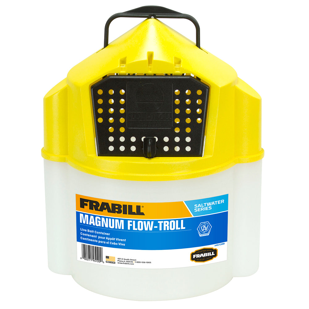 Frabill Magnum Flow Troll Shrimp Bucket - 10 Quart