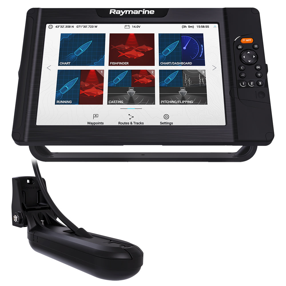 Raymarine Element 12 HV Combo w/HV-100 Transducer  Nav+ US  Canada Chart