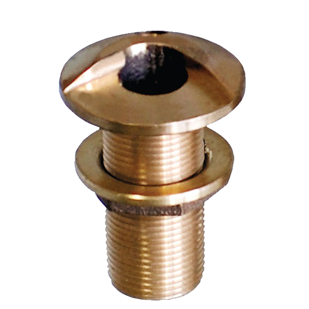 GROCO 2" Bronze High Speed Thru-Hull Fitting w/Nut