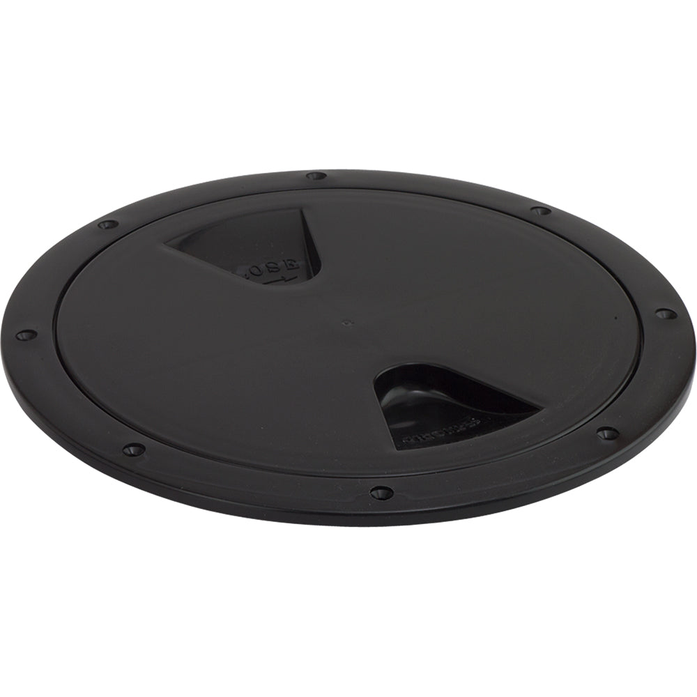 Sea-Dog Screw-Out Deck Plate - Black - 5"