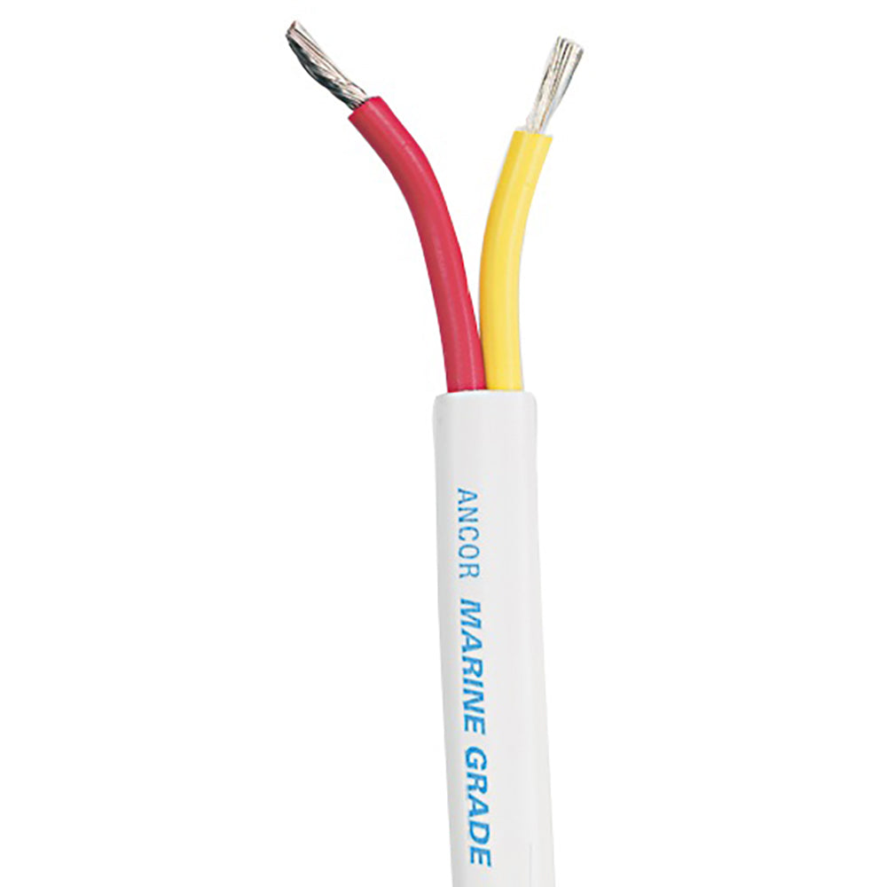 Ancor Safety Duplex Cable - 16/2 AWG - Red/Yellow - Flat - 25