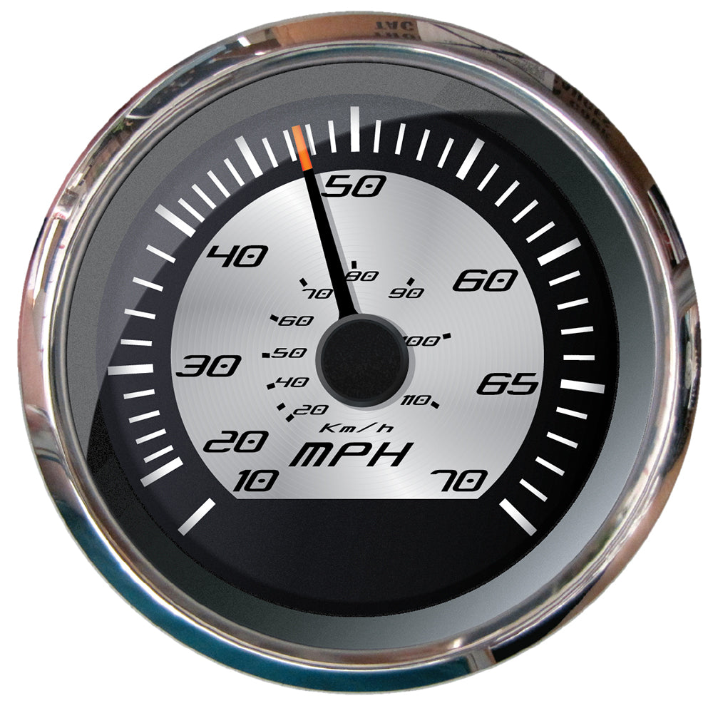 Faria Platinum 4" Speedometer - 70 MPH (Pitot)