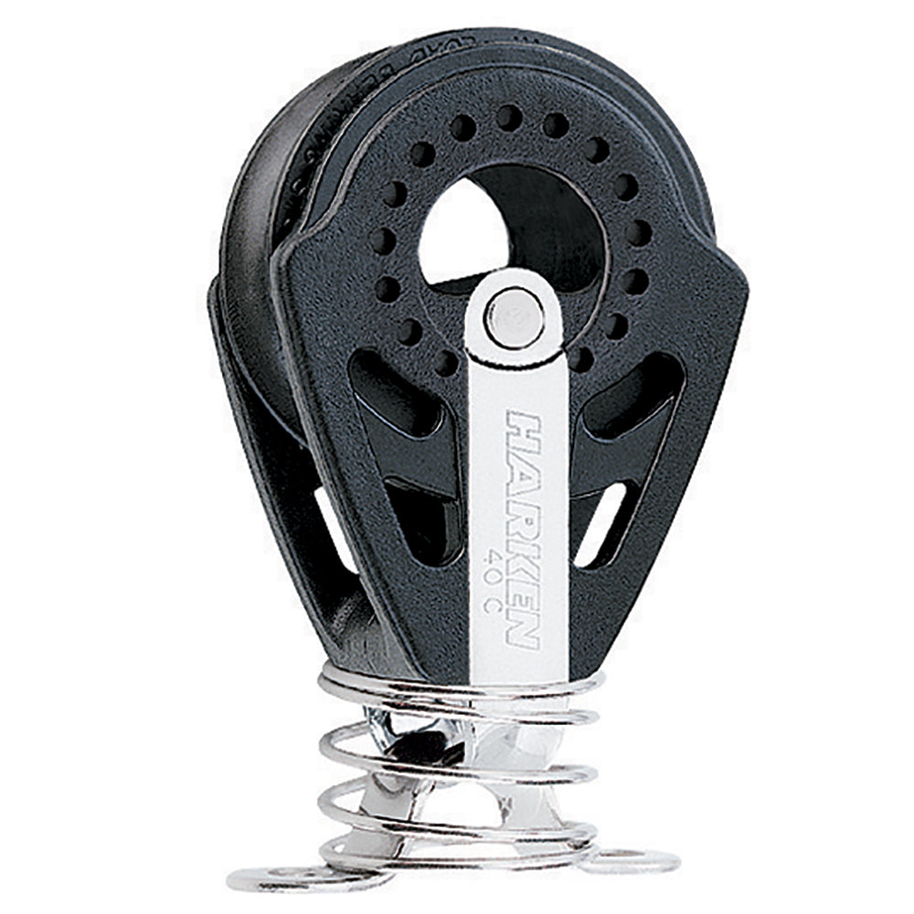 Harken 40mm Carbo Block w/Spring  Eyestrap