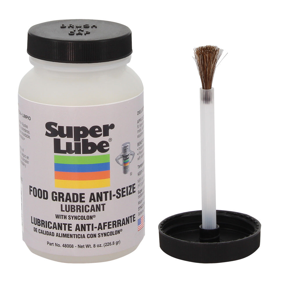 Super Lube Food Grade Anti-Seize w/Syncolon - 8oz Brush Bottle