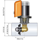 Quick Bow Thruster BTQ 140-40 40KGF - 12V - D140 - 2.2kW