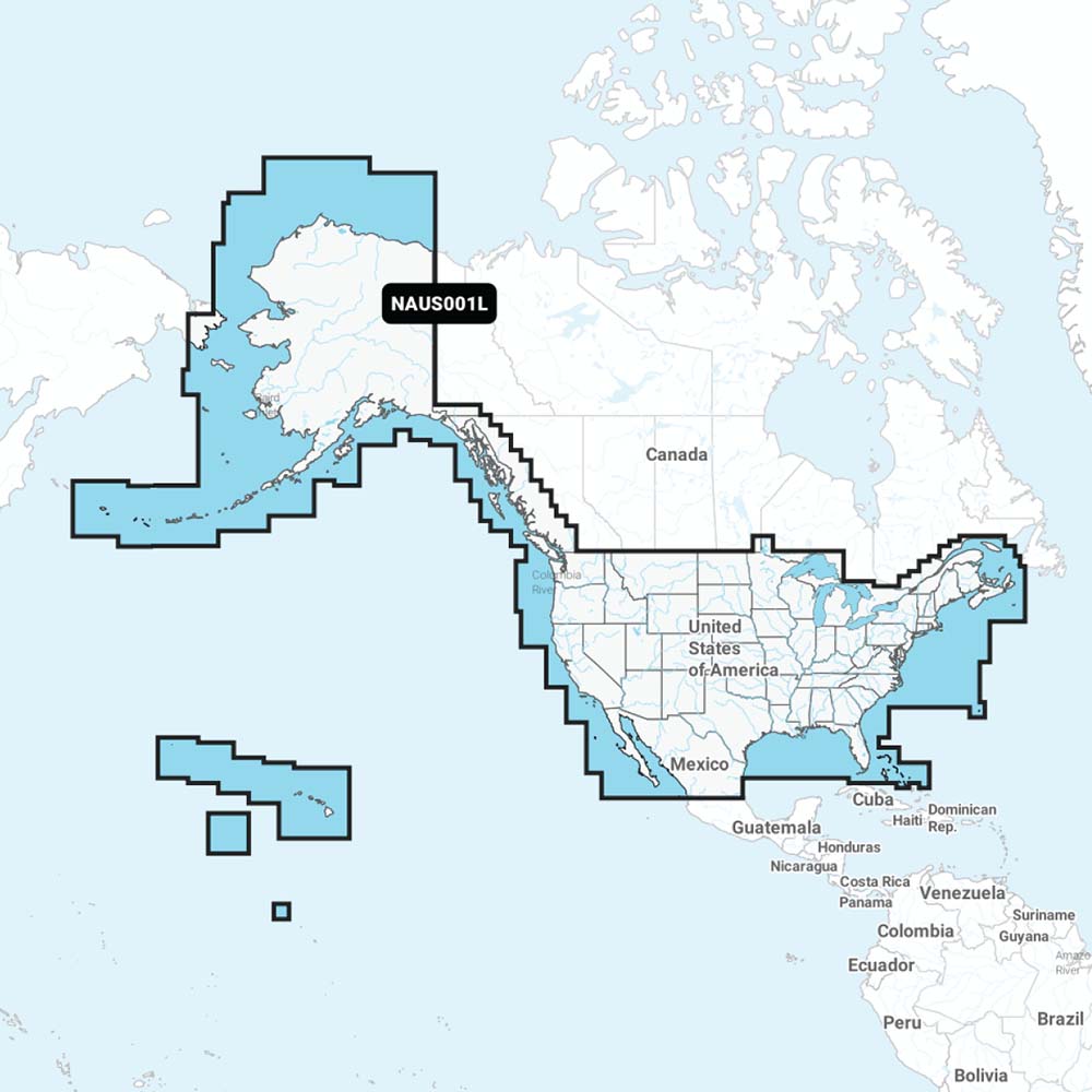 Navionics NAUS001L - U.S.  Coastal Canada - Navionics+