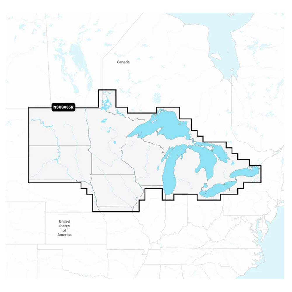 Garmin Navionics+ NSUS005R U.S. North  Great Lakes