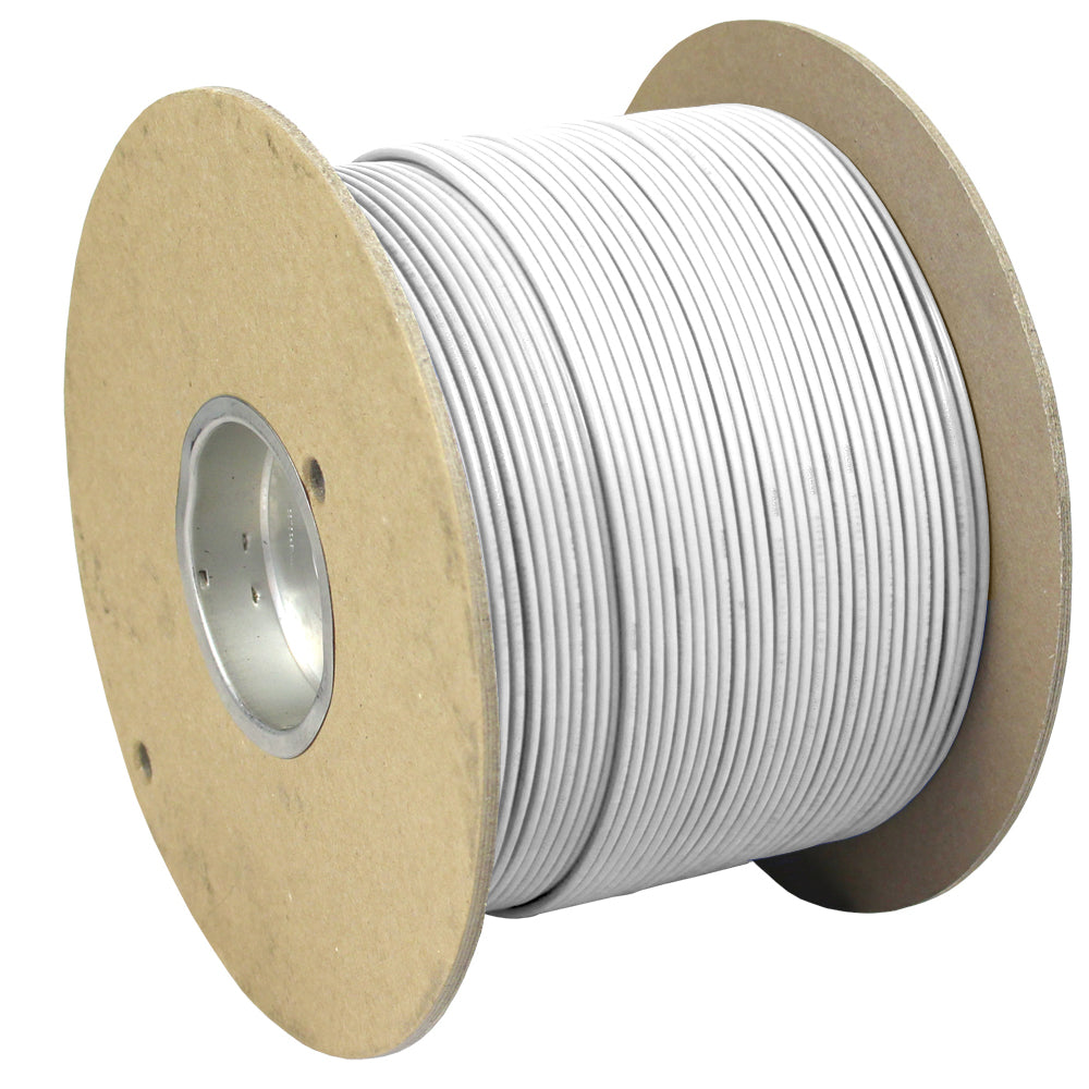 Pacer White 18 AWG Primary Wire - 1,000