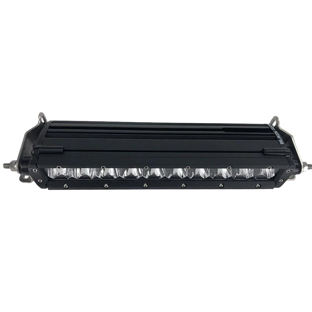 Black Oak 10" Single Row LED Light Bar - Combo Optics - Black Housing - Pro Series 3.0