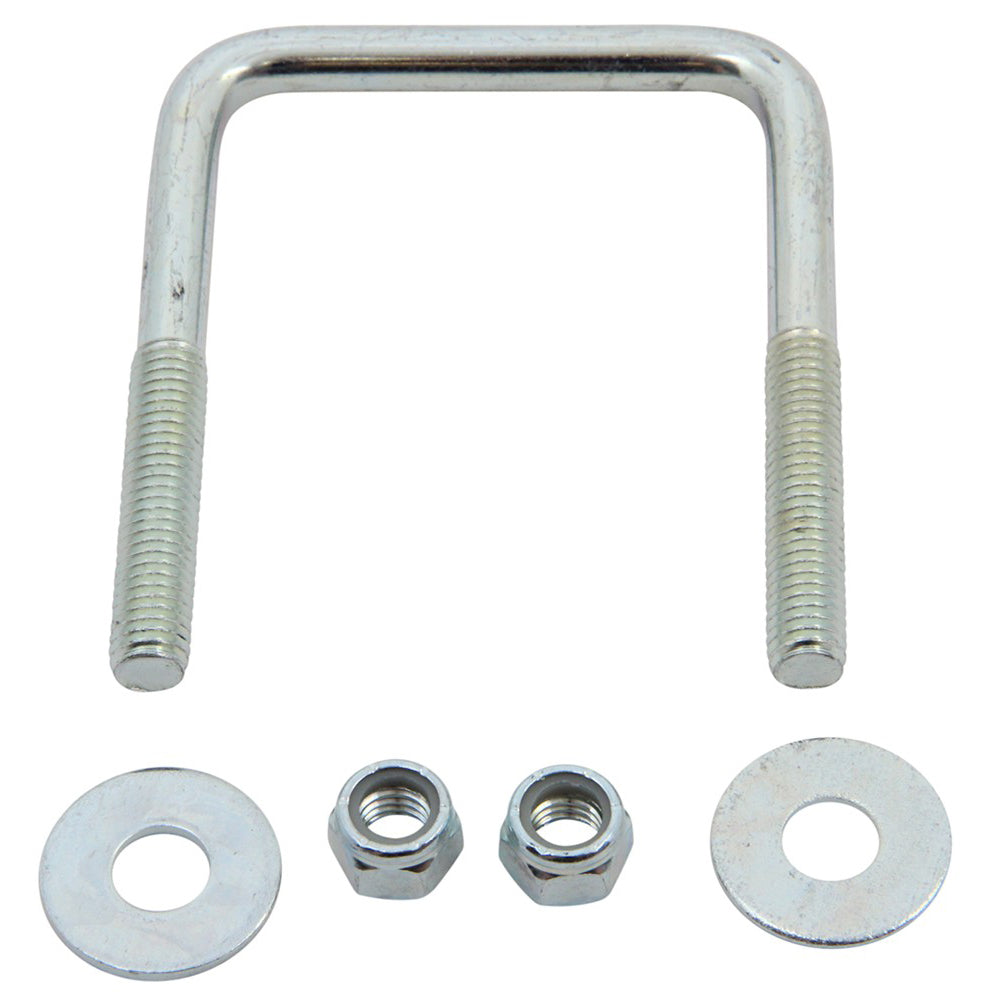 C.E. Smith Zinc U-Bolt 7/16"-14 X 3-1/8" X 4" w/Washers  Nuts - Square