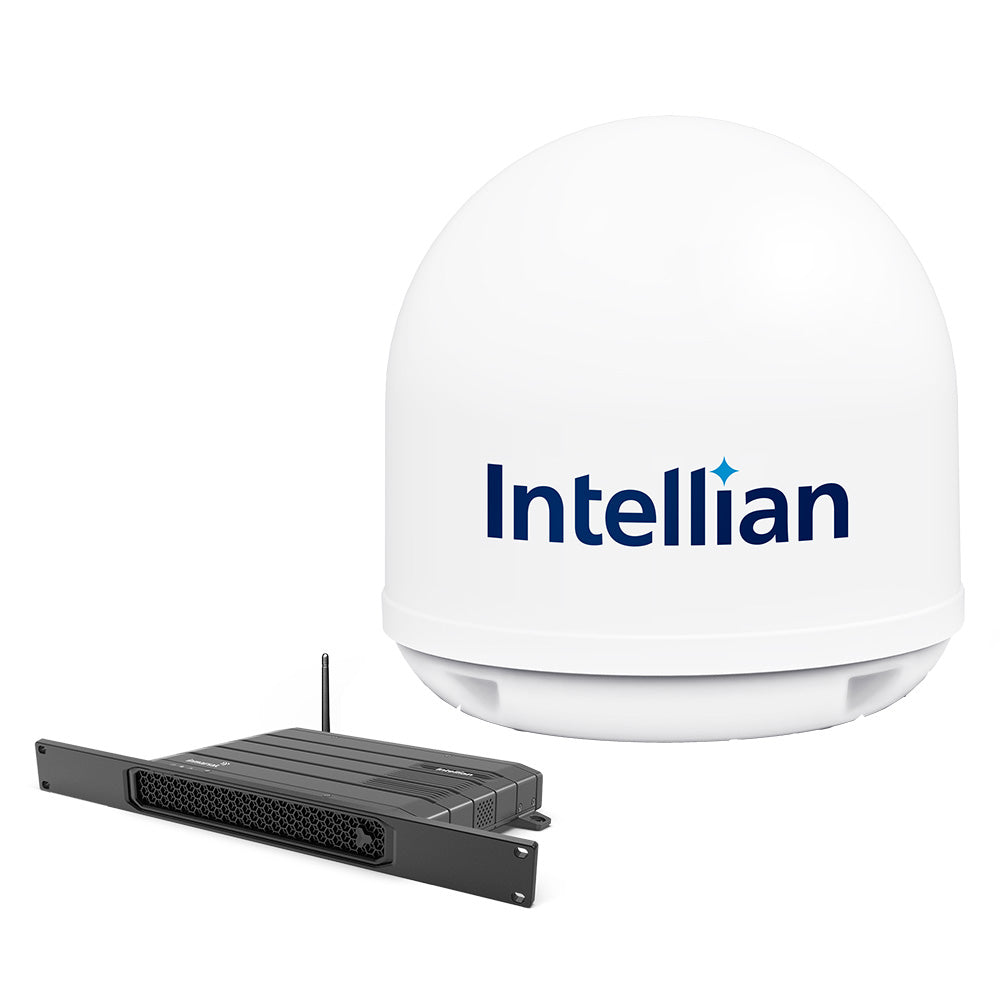 Intellian FB250 Inmarsat Fleet Broadband Maritime Terminal w/19" Rack Mount BDU